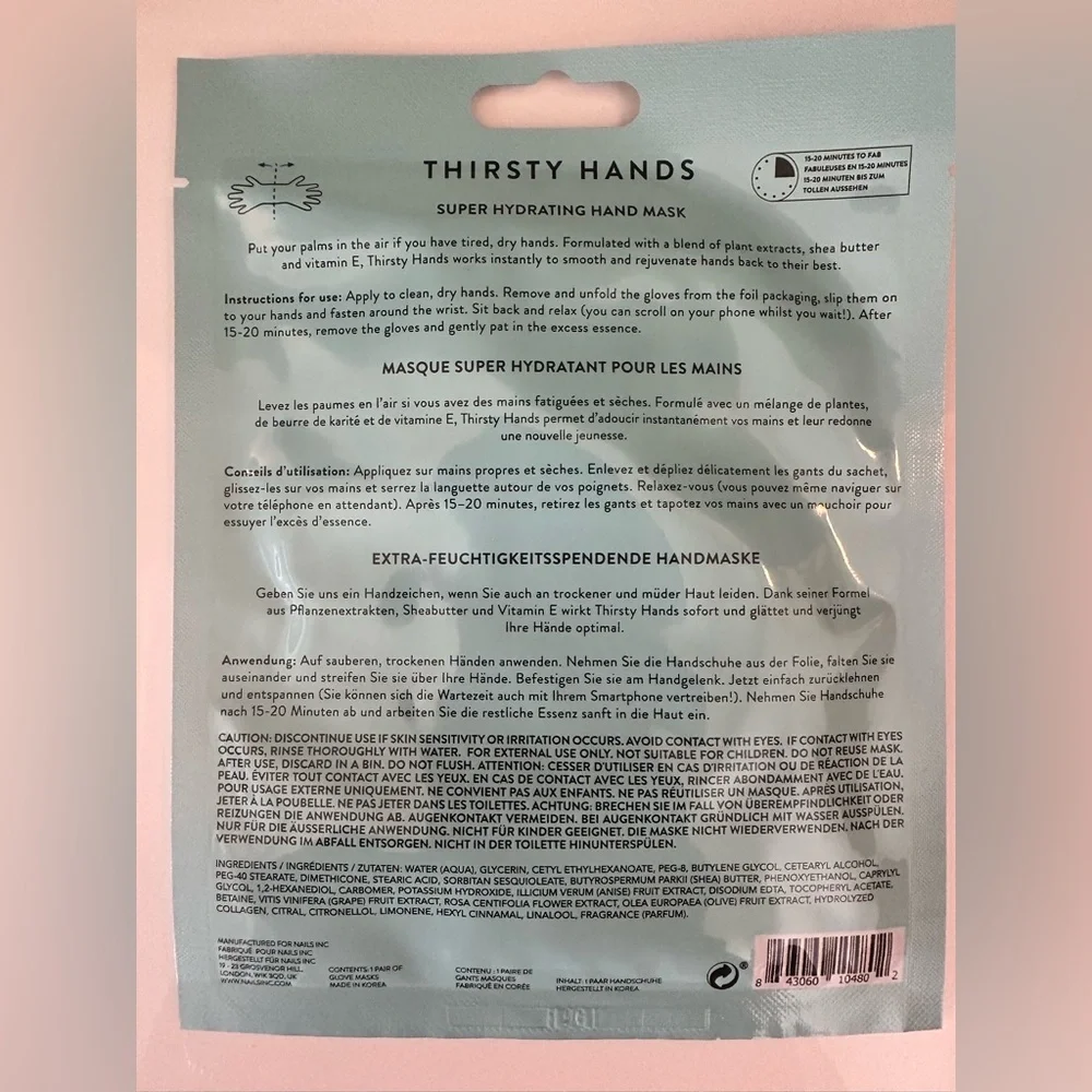 Marc Jacobs YOUTHQUAKE Pink Afterspa Hair Towel and Hand Mask